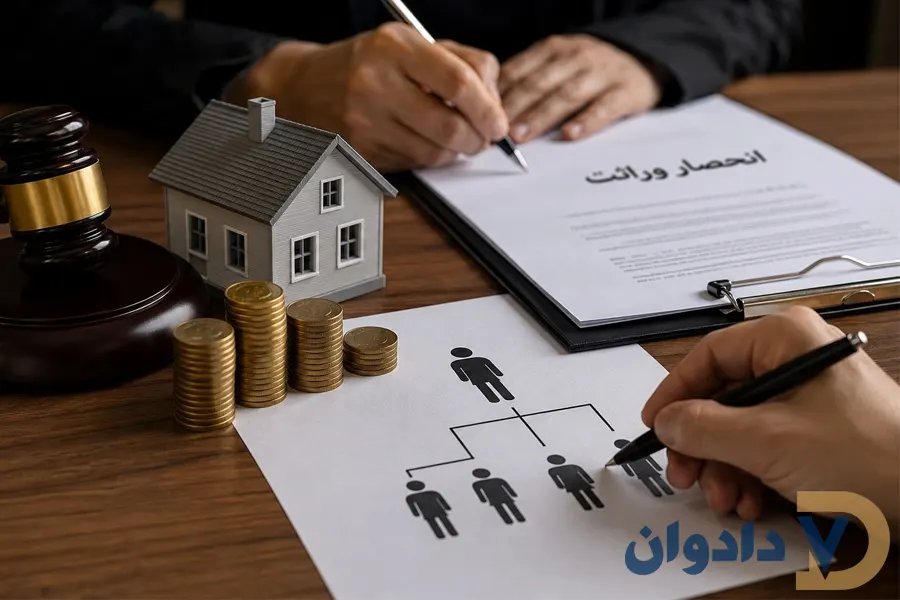 انحصار وراثت چقدر طول میکشد